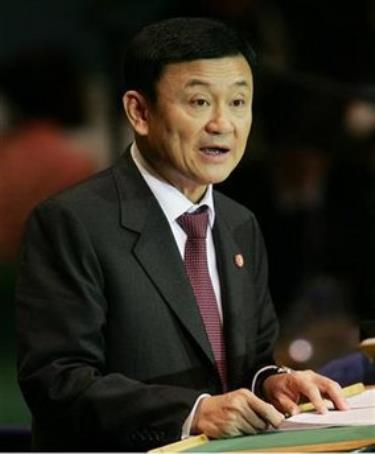 Cựu Thủ tướng bị lật đổ của Thái Lan Thaksin Shinawatra trong một bức ảnh năm 2005.
