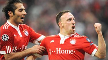 Franck Ribery và các đồng đội Bayern Munich đã có chiến thắng xứng đáng trước Man Utd trong trận lượt đi vòng tứ kết Champions League năm nay.
