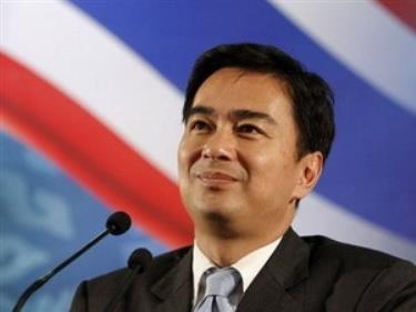 Thủ tướng Thái Lan Abhisit Vejajiva.