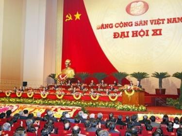 Quang cảnh Đại hội Đảng toàn quốc lần thứ XI.