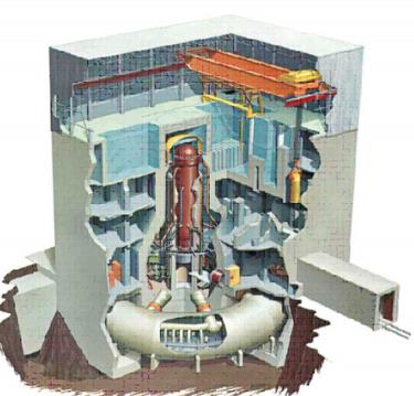 Mô hình nhà lò phản ứng của kiểu Fukushima Daiichi 1