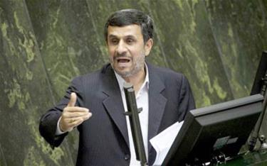 Tổng thống Iran Mahmoud Ahmadinejad.