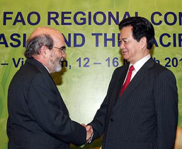 Thủ tướng Nguyễn Tấn Dũng và  ông José Graziano da Silva, Tổng Giám đốc FAO.