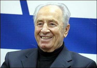 Tổng thống Israel Shimon Peres.