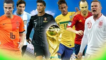 Những ngôi sao đang được chờ đợi sẽ xuất hiện tại Brazil hè 2014. 

