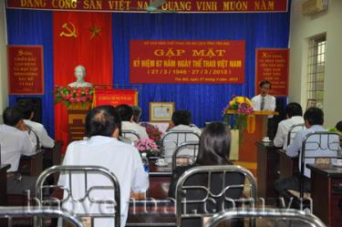 Quang cảnh buổi gặp mặt.