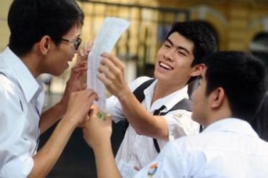 Thí sinh dự kỳ thi tốt nghiệp THPT 2013.