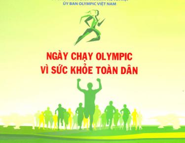 Logo chính thức của Ngày chạy Olympic vì sức khỏe toàn dân.
