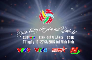 Giải bóng chuyền nữ quốc tế cúp VTV Bình Điền 2016 sẽ được tổ chức từ ngày 19/3 đến ngày 27/3 tại Nhà thi đấu tỉnh Ninh Bình.