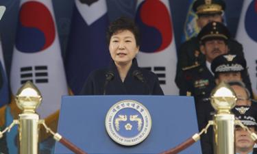 Tổng thống Hàn Quốc Park Geun-hye.