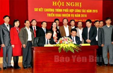 Lãnh đạo Ban Chỉ đạo Tây Bắc và Ban Dân vận Trung ương ký kết chương trình phối hợp năm 2016