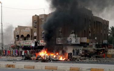 Một vụ đánh bom khủng bố ở Iraq.