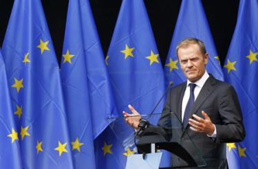 Chủ tịch Hội đồng châu Âu Donald Tusk.