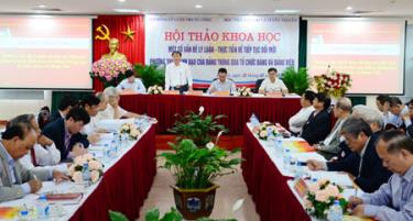 Hội thảo khoa học về đổi mới phương thức lãnh đạo của Đảng thông qua tổ chức Đảng và đảng viên.