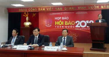 Họp báo giới thiệu Hội Báo toàn quốc năm 2018.
