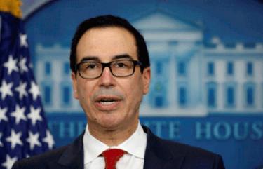 Bộ trưởng Tài chính Mỹ Steven Mnuchin.