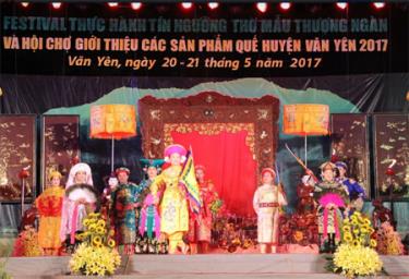 Festival Thực hành tín ngưỡng thờ Mẫu Thượng ngàn tại đền Đông Cuông được tổ chức góp phần quảng bá, giới thiệu rộng rãi những nét văn hóa đặc sắc của tục thờ Mẫu Thượng ngàn ở Đông Cuông cũng như hình ảnh Yên Bái đến đông đảo du khách thập phương.