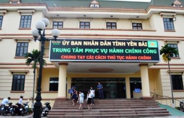 Trung tâm Phục vụ hành chính công tỉnh Yên Bái.