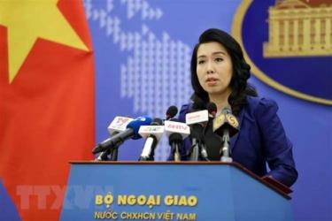 Spokesperson of the Ministry of Foreign Affairs Le Thi Thu Hang.