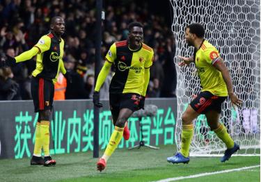 Bàn thắng là thành quả xứng đáng cho nỗ lực của Watford.