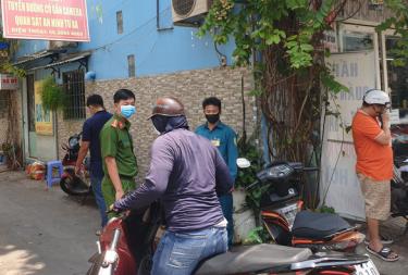 Khu hẻm nơi bệnh nhân ở Gò Vấp sống bị hạn chế ra vào