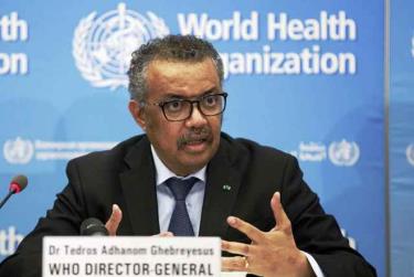 Tổng Giám đốc WHO Tedros Adhanom Ghebreyesus.