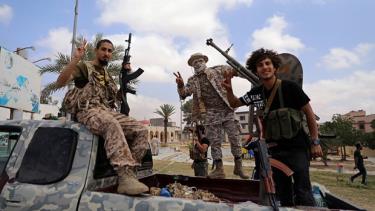 Các tay súng tham gia cuộc xung đột tại Libya.