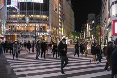 Người dân tại thủ đô Tokyo của Nhật Bản.
