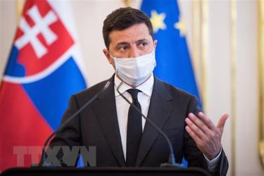 Tổng thống Ukraine Volodymyr Zelensky.