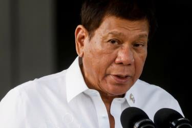Tổng thống Philippines Rodrigo Duterte.