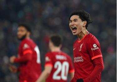 Minamino trở thành người hùng của Liverpool tại FA Cup