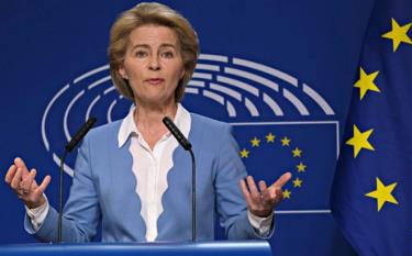 Chủ tịch Ủy ban châu Âu Ursula von der Leyen.