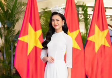 Nguyễn Trang Nguyệt Minh - nữ sinh được chọn là đại diện Việt Nam tham gia Miss Teen Grand International 2022.