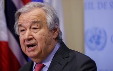 Tổng Thư ký Liên hợp quốc Antonio Guterres.