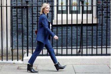 Ngoại trưởng Anh Liz Truss. Ảnh: Reuters