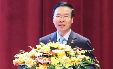 Ông Võ Văn Thưởng, Chủ tịch nước Cộng hòa xã hội chủ nghĩa Việt Nam nhiệm kỳ 2021-2026.