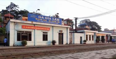 Ga Gia Lâm nằm trong số các ga sắp được cải tạo, nâng cấp.