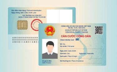 Căn cước công dân gắn chip mới với 13 trường thông tin, hình ảnh.