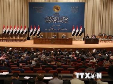 Quang cảnh một phiên họp Quốc hội Iraq tại thủ đô Baghdad.