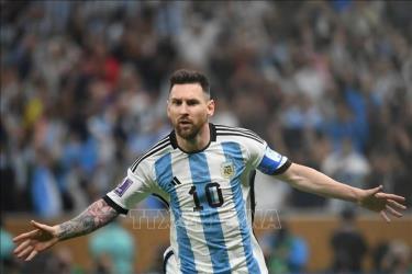 Tiền đạo Argentina Lionel Messi.