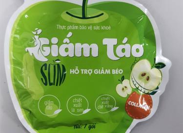 Giấm táo slim hỗ trợ giảm béo.