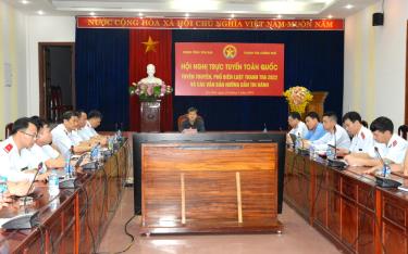 Quang cảnh Hội nghị tại điểm cầu Yên Bái.