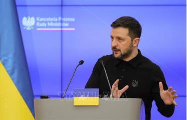 Tổng thống Ukraine Volodymyr Zelensky. Ảnh tư liệu