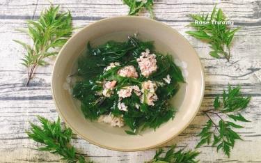 Món canh cá đinh lăng nấu tôm