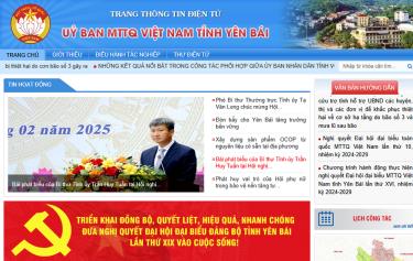 Cuộc thi trực tuyến tìm hiểu Nghị quyết Đại hội MTTQ Việt Nam nhiệm kỳ 2024 - 2029 theo hình thức trực tuyến qua đường link trên hệ thống Zalo, Trang Fanpage Mặt trận Yên Bái.