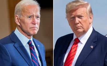 Cựu Tổng thống Joe Biden và Tổng thống Mỹ Donald Trump.