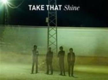 Bìa đĩa đơn Shine của ban nhạc Take That.