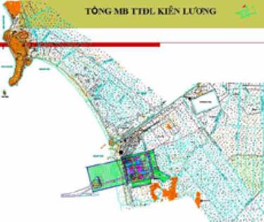 Qui hoạch tổng mặt bằng Trung tâm nhiệt điện Kiên Lương 4.400MW, lớn nhất Việt Nam tính đến thời điểm này (Ảnh tư liệu dự án).
 
