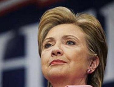 Bà Hillary Clinton trong một cuộc vận động tranh cử.