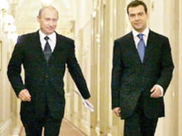 Bộ đôi quyền lực Putin và Medvedev